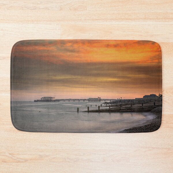 Item preview, Worthing Beach Sunset designed and sold by LenBrook.
