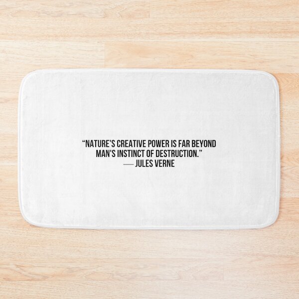 Item preview, J. VERNE   # NATURE designed and sold by LiteraryQuotes.