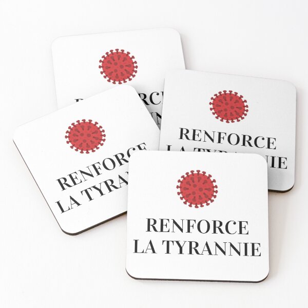 Item preview, virus enforces tyranny (french version) designed and sold by ThinkHum.