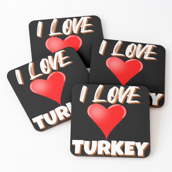 Item preview, I Love Turkey Traditional Thanksgiving Holiday Feast designed and sold by CharJens.