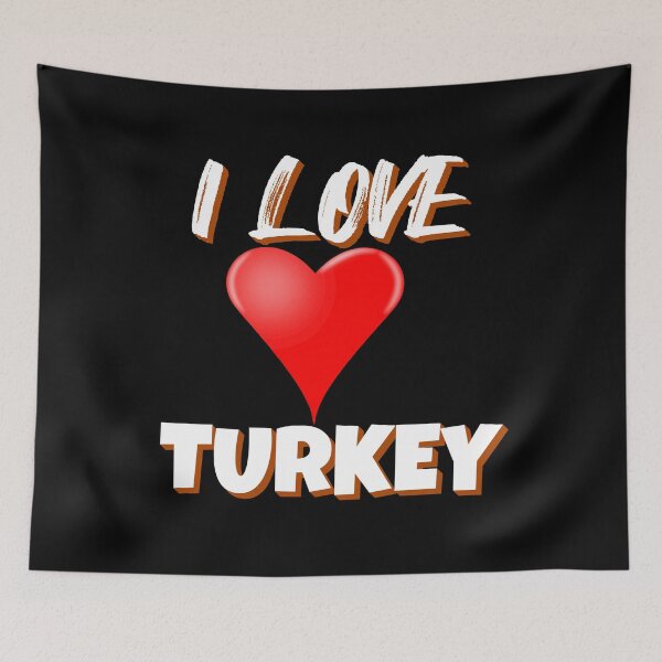Item preview, I Love Turkey Traditional Thanksgiving Holiday Feast designed and sold by CharJens.