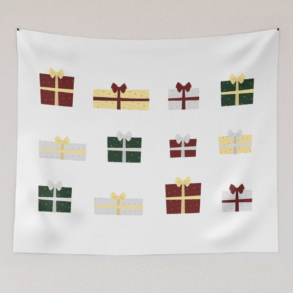 Item preview, Festive Christmas design featuring presents  designed and sold by chattleyworks.