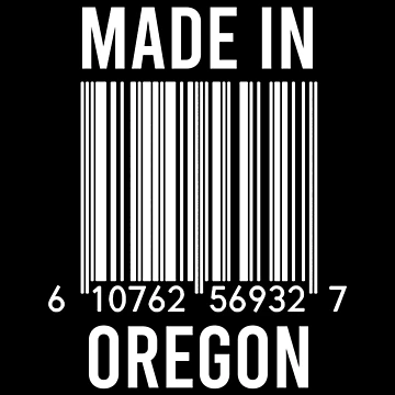 Artwork thumbnail, Made In Oregon by RandomStuffShop