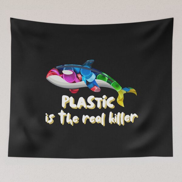 Item preview, Plastic Is The Real Killer Whale designed and sold by Spicy Chilli.