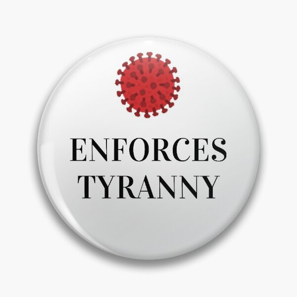Item preview, Virus enforces tyranny designed and sold by ThinkHum.