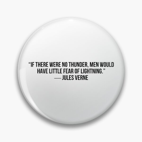 Item preview, J. VERNE   # FEAR designed and sold by LiteraryQuotes.