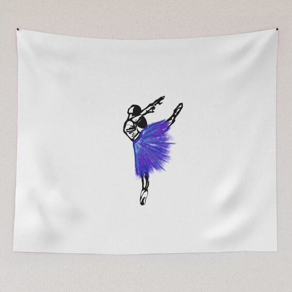 Item preview, Purple Watercolor Skirt Ballerina designed and sold by junelight19.