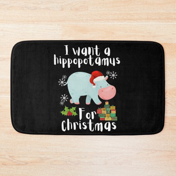 Item preview, I Want A Hippopotamus For Christmas designed and sold by Sutra-Lotus-Co.