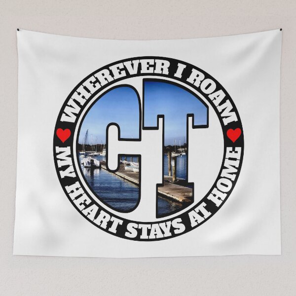 Item preview, Heart Stays Home - Connecticut designed and sold by DonDota.