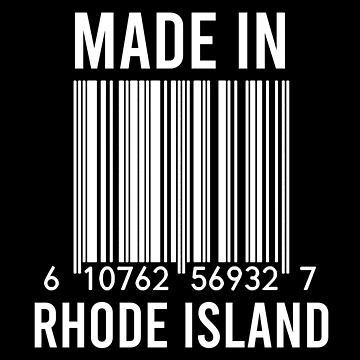 Artwork thumbnail, Made In Rhode Island by RandomStuffShop