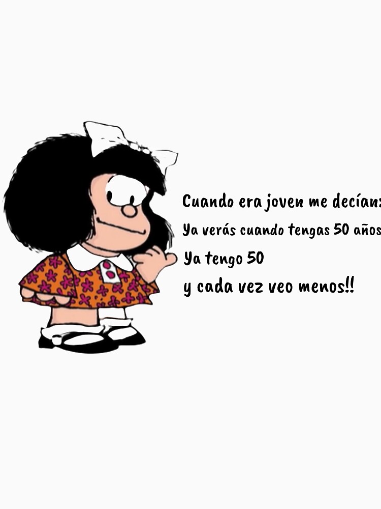 Mafalda Quino Comics Essential T-Shirt for Sale by Elena Bee