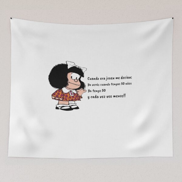 Artikelvorschau, Spanische Zitate und Mafalda-Comics entworfen und verkauft von Elena's Shop.