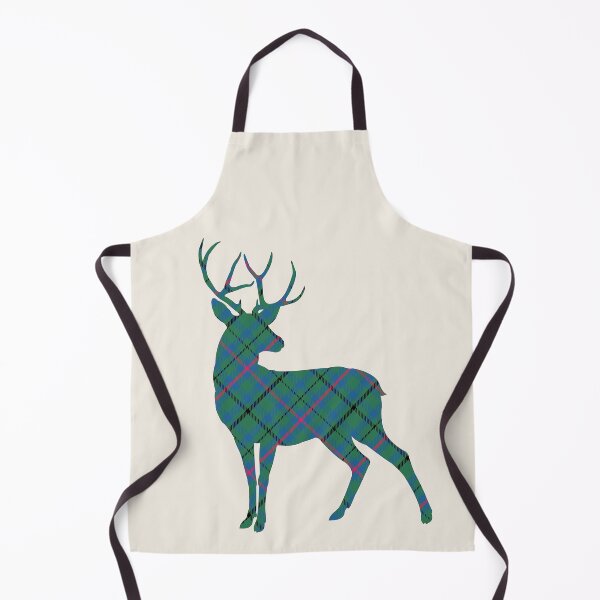 Item preview, Blue Green Fantasy Tartan Deer Holiday Season designed and sold by ElJimmo.