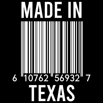 Artwork thumbnail, Made In Texas by RandomStuffShop