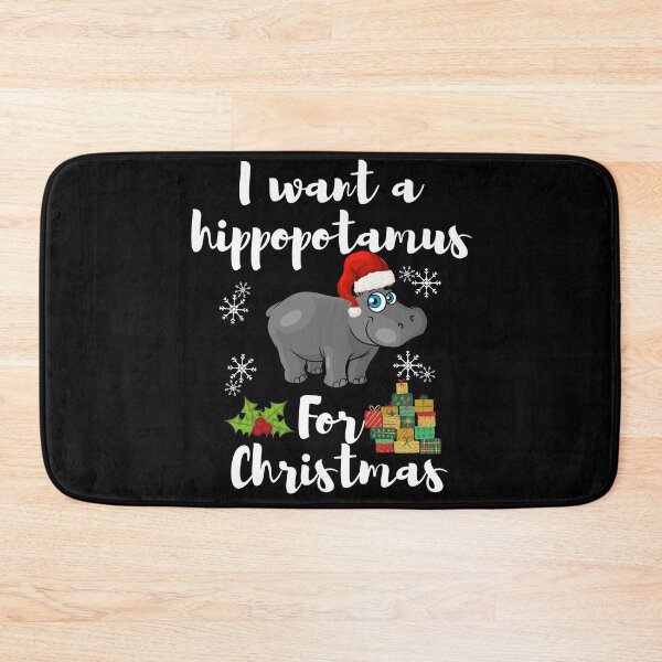 Item preview, I Want A Hippopotamus For Christmas designed and sold by Sutra-Lotus-Co.
