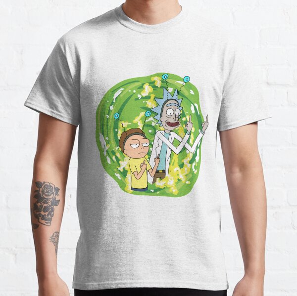 Rick and morty middle finger Classic T-Shirt