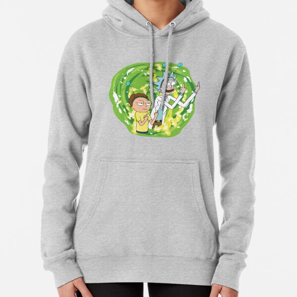 Rick and morty middle finger Pullover Hoodie