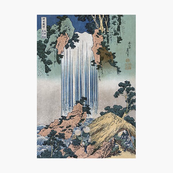 Yoro Waterfall In Mino Province - Hokusai Photographic Print
