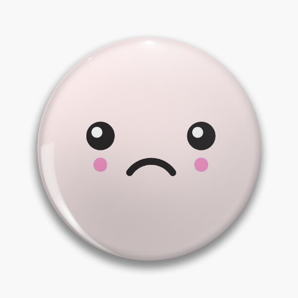 Item preview, kawaii / cute cartoon sad Face designed and sold by LM KawaII LLC.