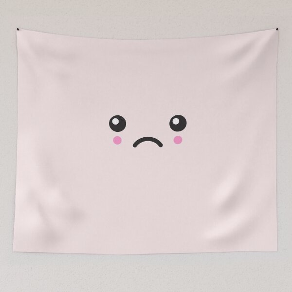 Item preview, kawaii / cute cartoon sad Face designed and sold by LM KawaII LLC.