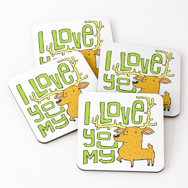 Item preview, I Love You My Deer designed and sold by BicaPop.
