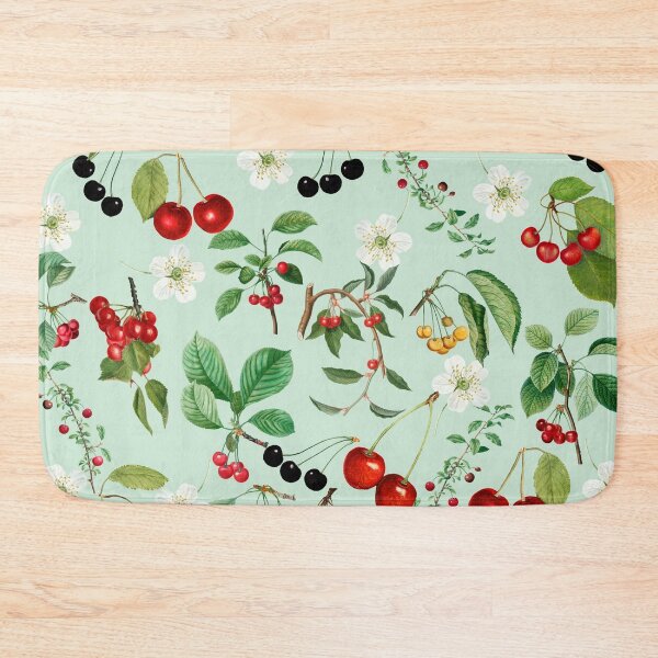 Item preview, Cherries On Blue Background designed and sold by IZiets.