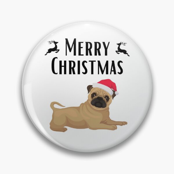 Item preview, Pug christmas quote cartoon pug designed and sold by OneTimeEngineer.