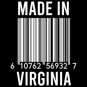 Artwork thumbnail, Made In Virginia by RandomStuffShop