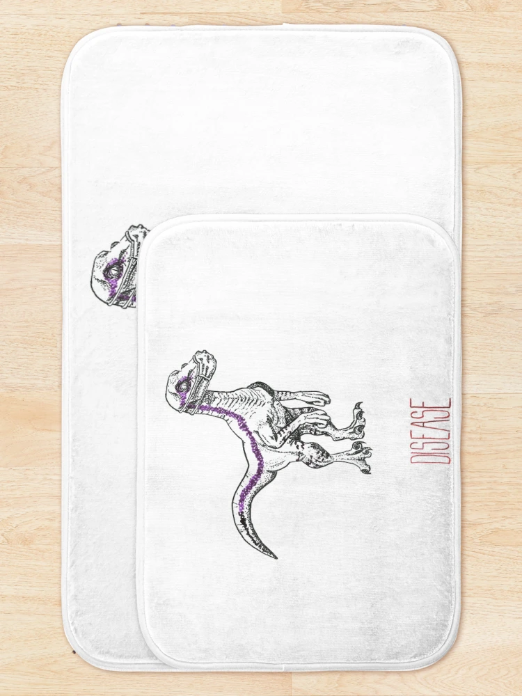 Thumbnail 5 of 6, Bath Mat, Masked Raptor designed and sold by Crea-RiBo.