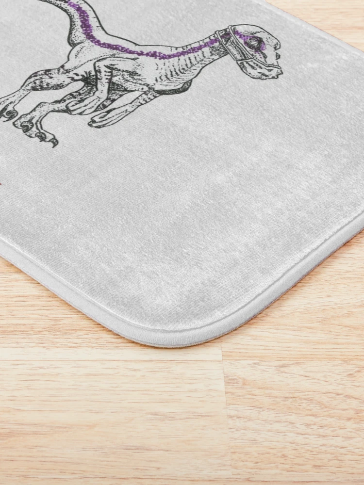 Thumbnail 3 of 6, Bath Mat, Masked Raptor designed and sold by Crea-RiBo.