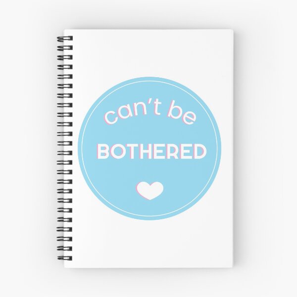 Item preview, Can't Be Bothered designed and sold by WellDesignedByK.
