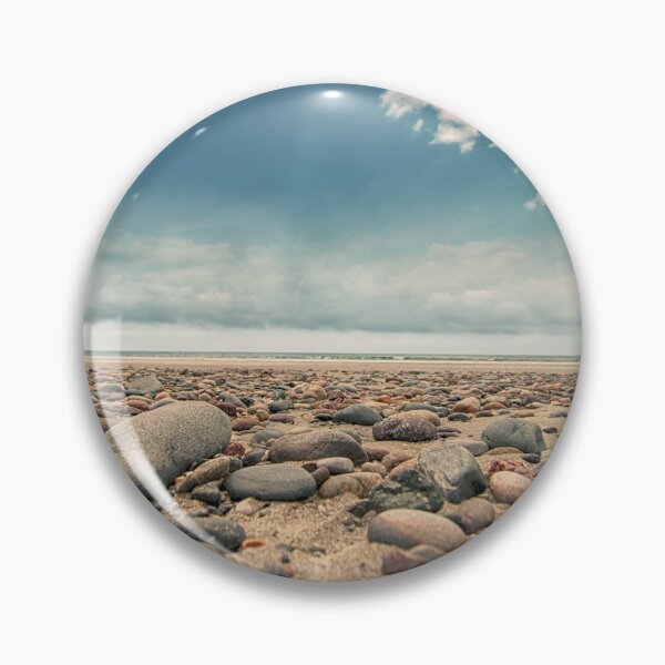Item preview, Pebbles on a Beach on a Cloudy Day designed and sold by ittybittyowl.