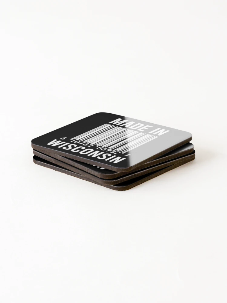 Thumbnail 4 of 5, Coasters (Set of 4), Made In Wisconsin designed and sold by RandomStuffShop.