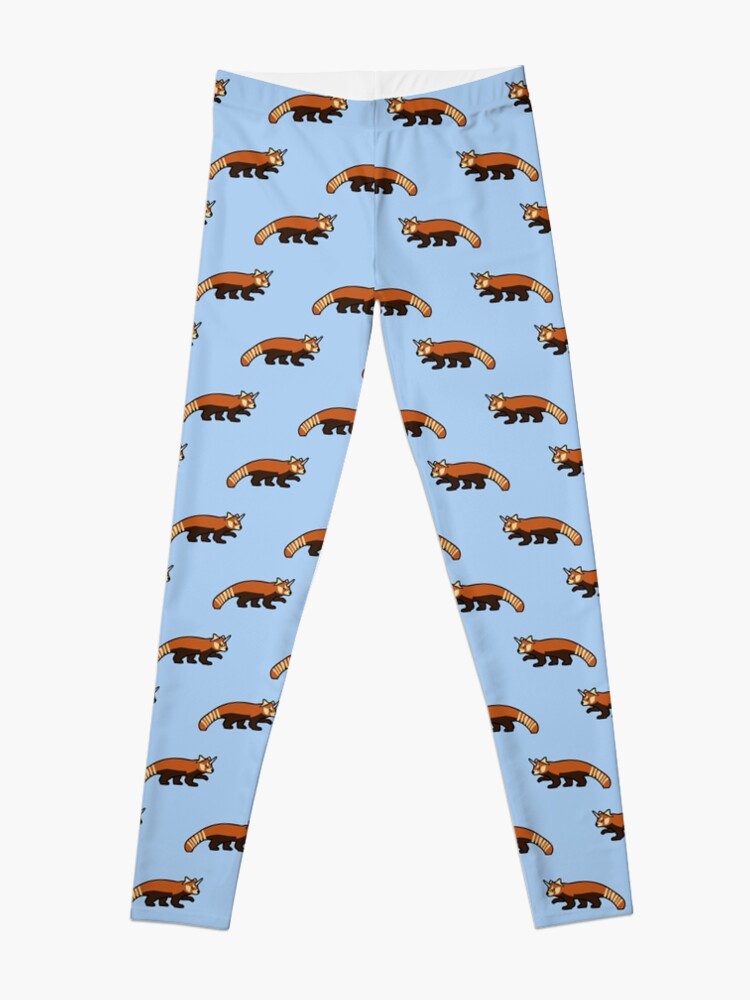 Alternate view of Red Pandicorn (Red Panda Unicorn) Leggings