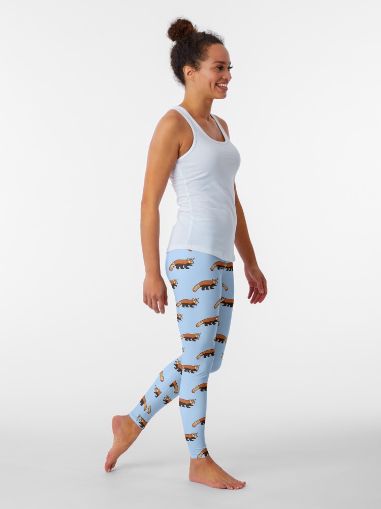 Alternate view of Red Pandicorn (Red Panda Unicorn) Leggings