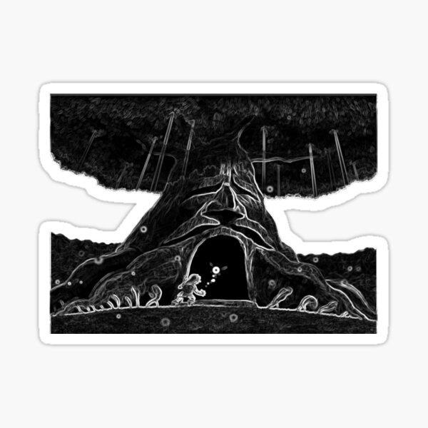 The Great Deku Tree (Charcoal) Sticker