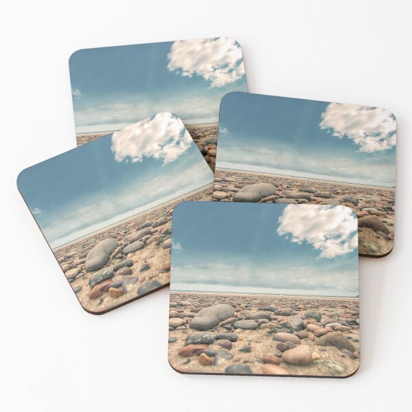 Item preview, Pebbles on a Beach on a Cloudy Day designed and sold by ittybittyowl.