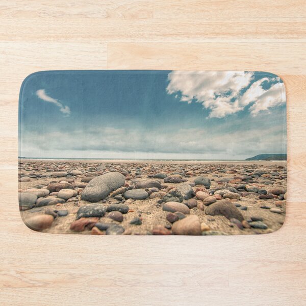 Item preview, Pebbles on a Beach on a Cloudy Day designed and sold by ittybittyowl.