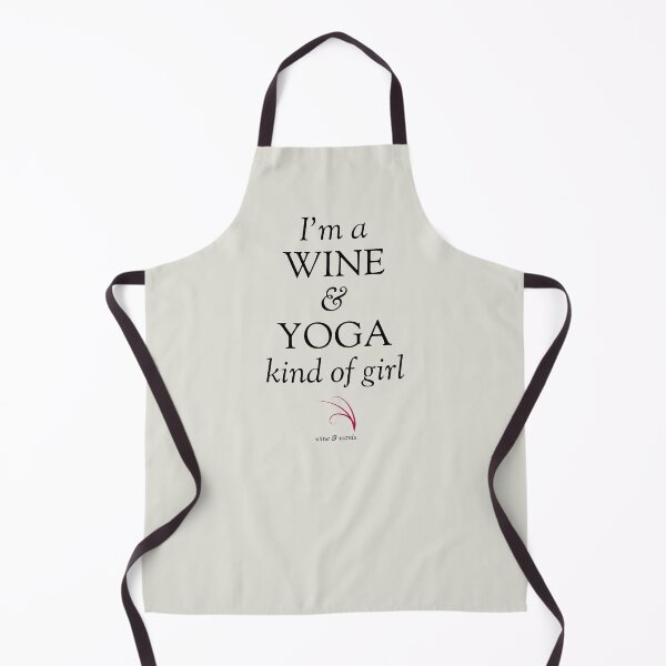 Item preview, Wine quote wine and yoga kind of girl designed and sold by wineandwords.