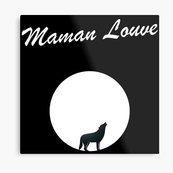 Art Mural Sur Le Theme Louve Redbubble