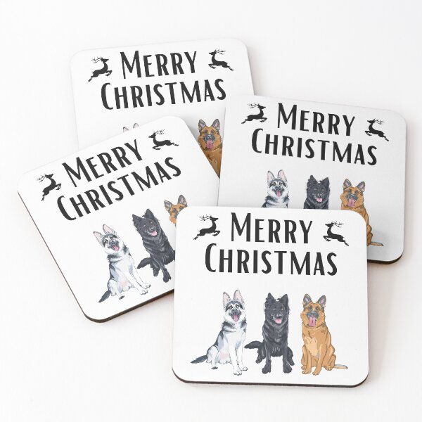 Item preview, german shepherd christmas quote cartoon german shepherd designed and sold by OneTimeEngineer.