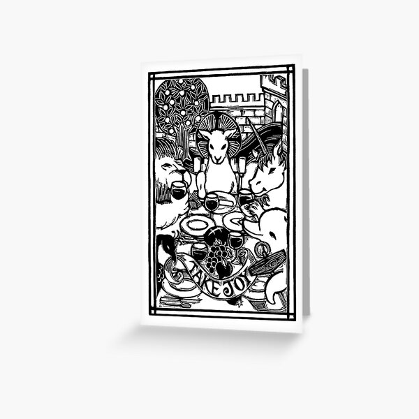 Item preview, Take Joy - Animals Feasting designed and sold by NedBustard.