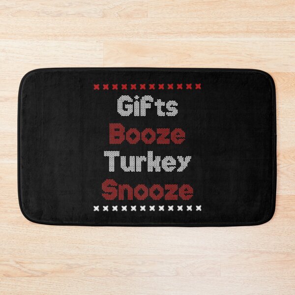 Item preview, Gifts Booze Turkey Snooze, Funny Christmas Day List designed and sold by Funful.