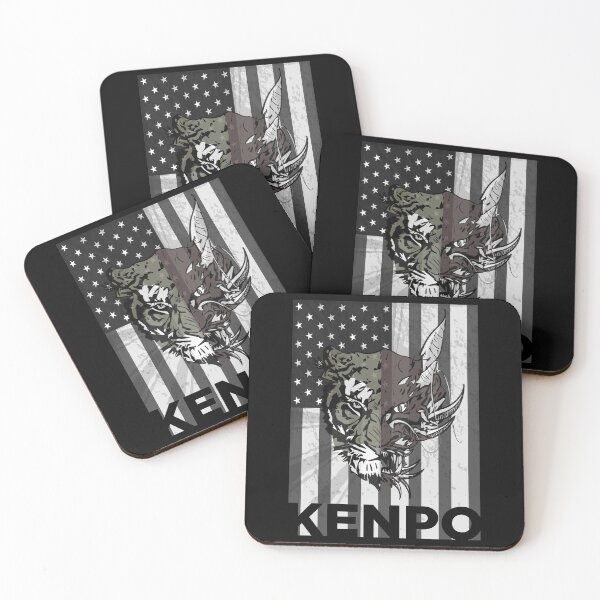 Item preview, American Kenpo Flag Tiger and Dragon designed and sold by MasterKlaw.