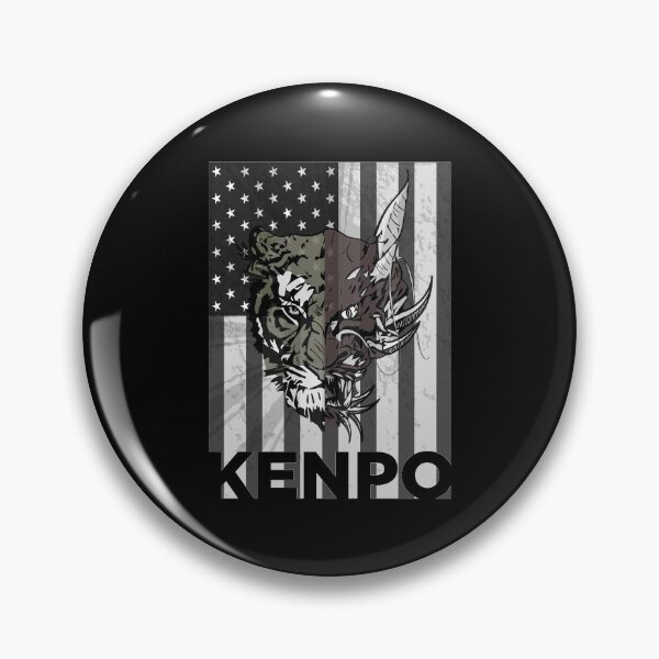 Item preview, American Kenpo Flag Tiger and Dragon designed and sold by MasterKlaw.