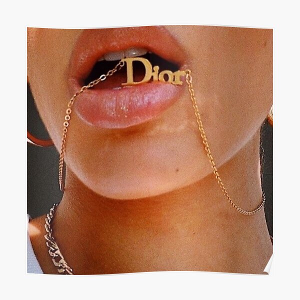 diamonds on my neck Poster