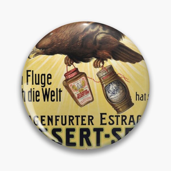 Item preview, retro klagenfurter estragon dessert senf im fluge durch die welt designed and sold by CorasPosters.