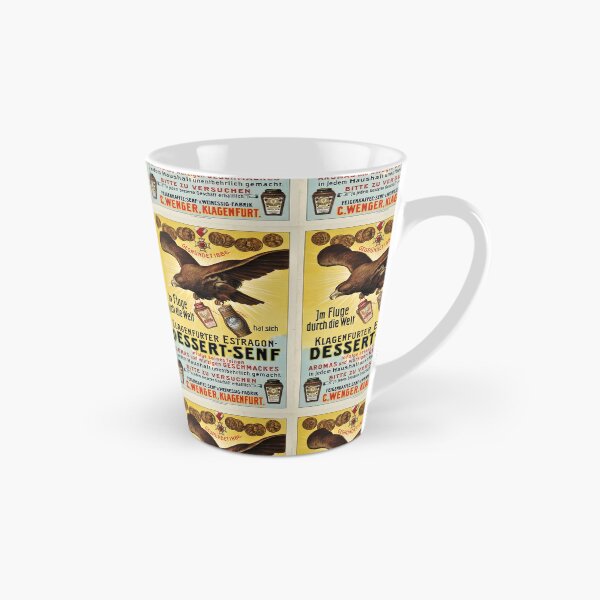 Item preview, retro klagenfurter estragon dessert senf im fluge durch die welt designed and sold by CorasPosters.