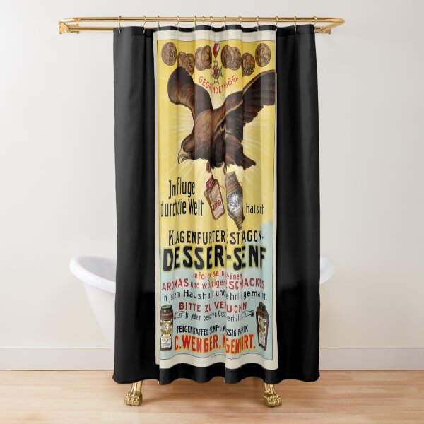 Item preview, retro klagenfurter estragon dessert senf im fluge durch die welt designed and sold by CorasPosters.