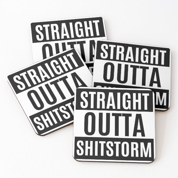 Item preview, Straight outta shitstorm! designed and sold by MargheritaLidia.